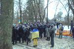 Евромайдан 7-8.12.2013 - менты перегораживают доступ к загончику