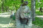 Солнечногорский парк. Скульптура на входе